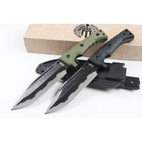 Miller Bros Blades M32 Two Colors Full Tang Glass Fiber Handle Machete Fixed Knife UD407642